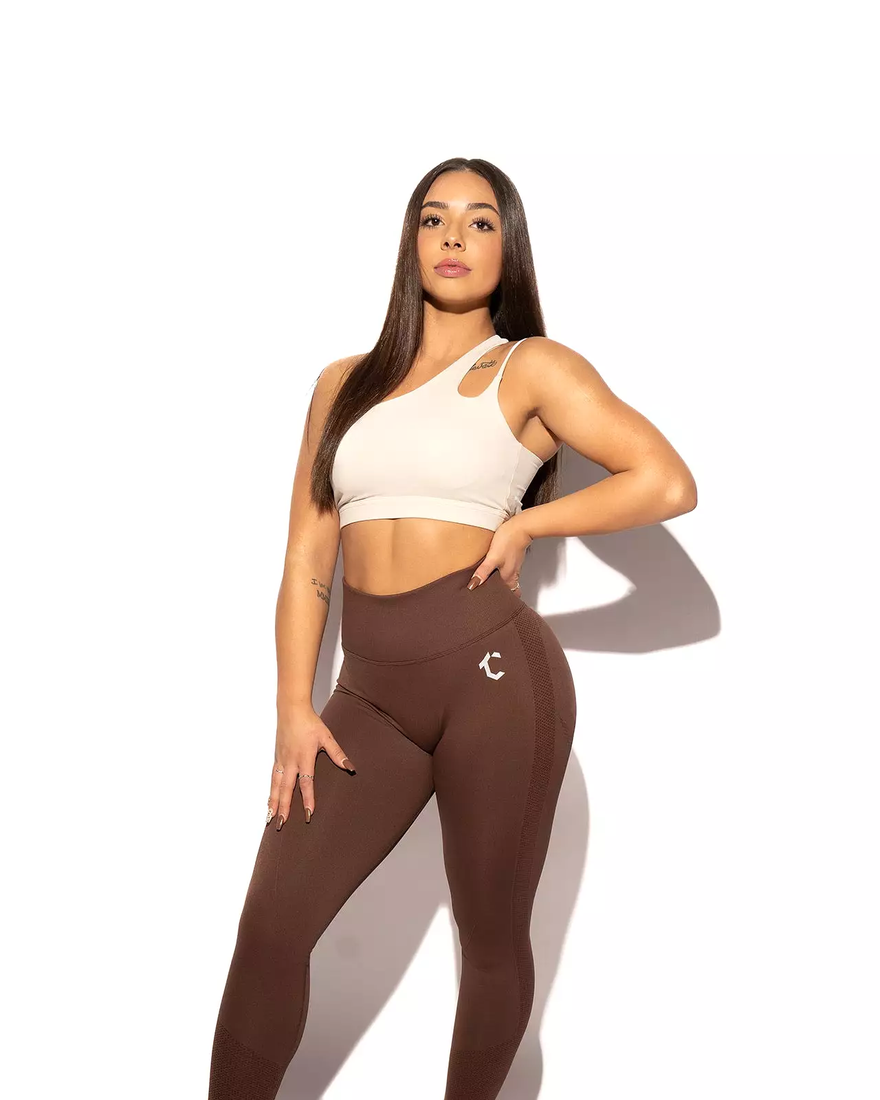 Scrunch Leggings - Jasper (Brown)