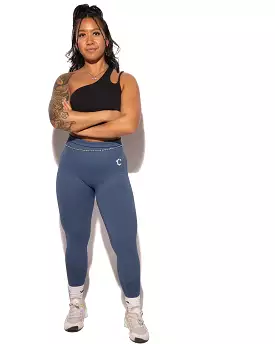 Scrunch Leggings - Sapphire