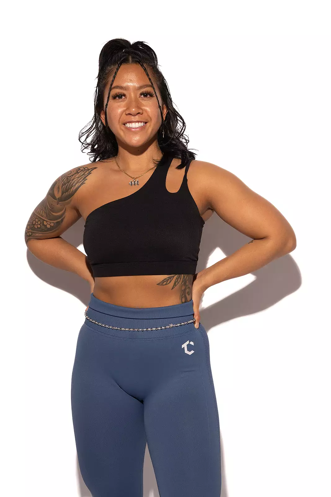 Scrunch Leggings - Sapphire