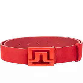 Slater Leather Belt Fiery Red - SS23