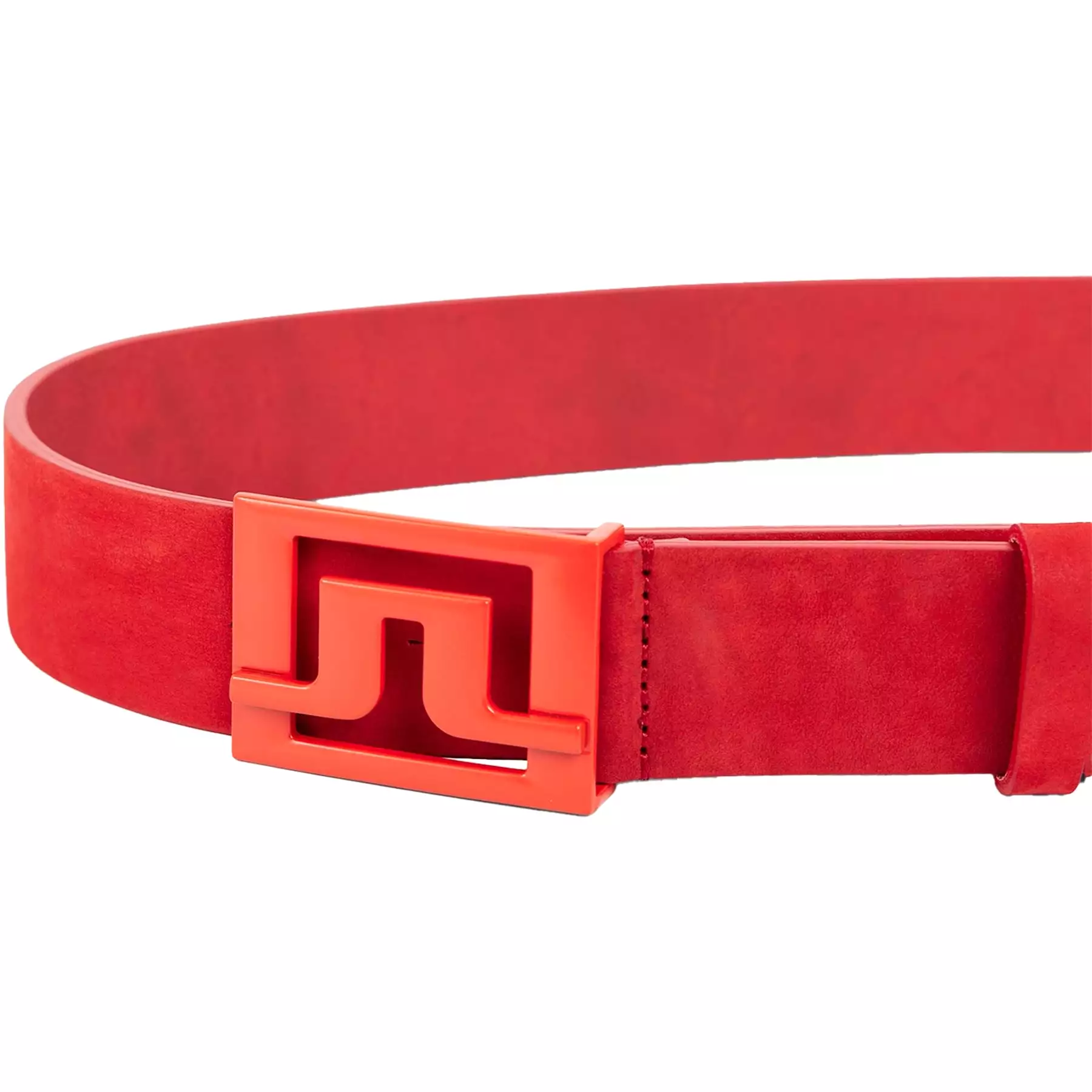 Slater Leather Belt Fiery Red - SS23