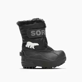 Sorel Black/Charcoal Toddler Snow Commander Boot