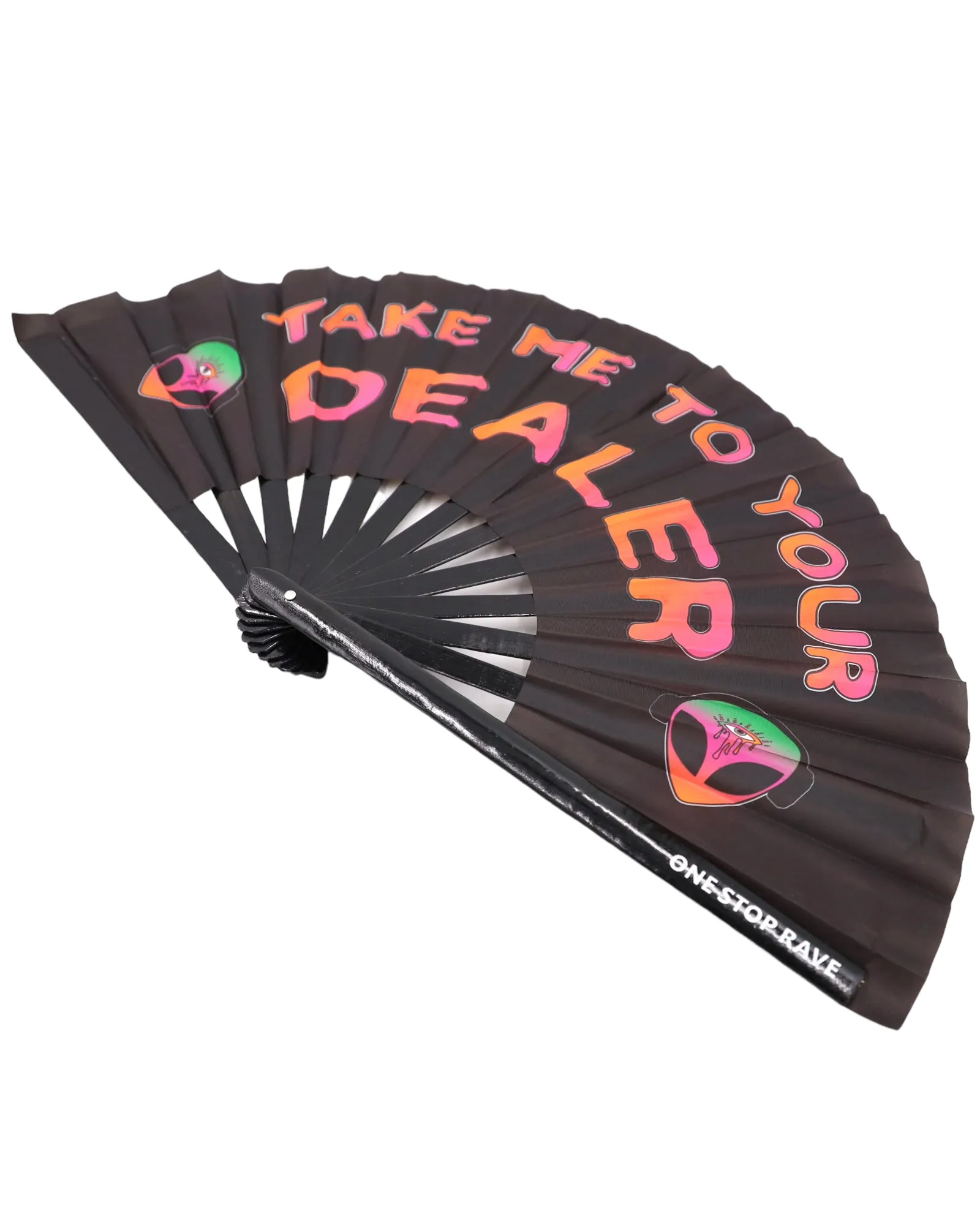 Take Me To Your Dealer Hand Fan