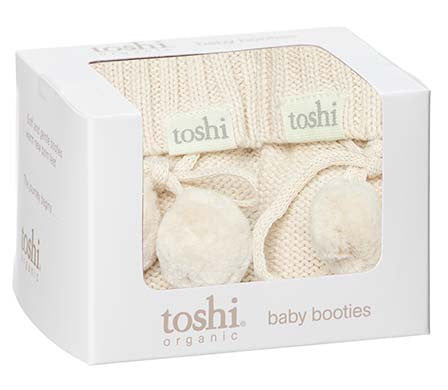 Toshi Organic Booties Marley Cream