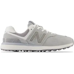 Womens 574 Greens V2 Spikeless Golf Shoes Light Grey - SS24